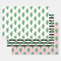 Patrón de cactus de navidades. Santa Cacti. Rosa v