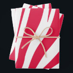 Hoja De Papel De Regalo Patrón de cebra rosa y blanco<br><div class="desc">Haz que tus regalos destaquen con este moderno papel de envoltura,  con un divertido patrón de impresión de cebra.</div>