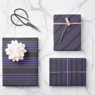 Hoja De Papel De Regalo Patrón de cinco bandas ultravioleta y carbonífero