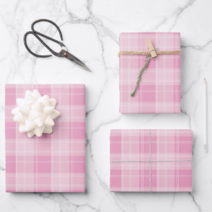 Hoja De Papel De Regalo Patrón de color rosa claro