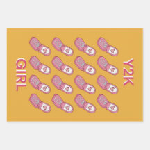 Patrón de corazón de los teléfonos móviles Y2K