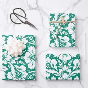 Hoja De Papel De Regalo Patrón de Damasco 10