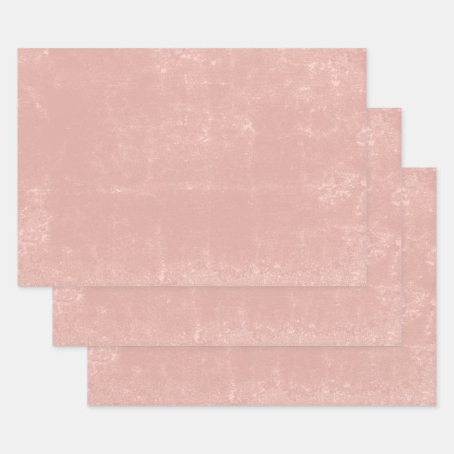 Hoja De Papel De Regalo Patrón de descomposición rosa Rubor de textura vin (Set)