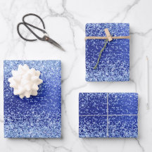 Patrón de destello del Purpurina metálico azul