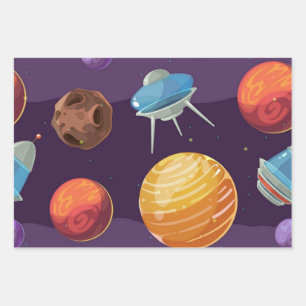 Hoja De Papel De Regalo Patrón de espacio
