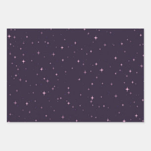 Hoja De Papel De Regalo Patrón de estrellas
