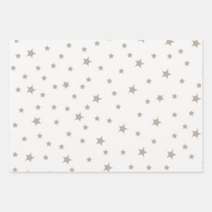 Hoja De Papel De Regalo Patrón de estrellas