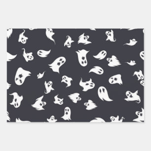 Hoja De Papel De Regalo Patrón de fantasma