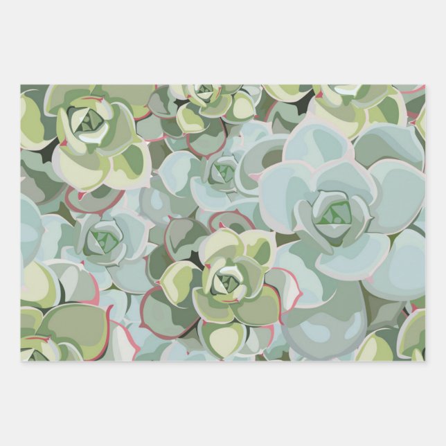 Hoja De Papel De Regalo Patrón de flor (Anverso)