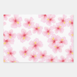 Hoja De Papel De Regalo Patrón de flor