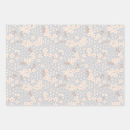 Hoja De Papel De Regalo Patrón de flor de nomeolvides