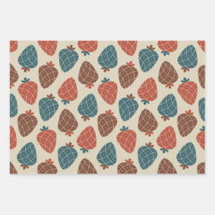 Hoja De Papel De Regalo Patrón de fresa