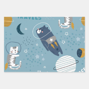 Hoja De Papel De Regalo Patrón de gato