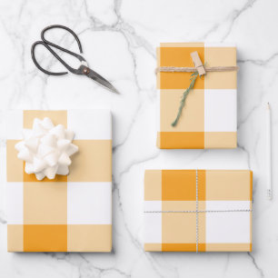 Hoja De Papel De Regalo Patrón de Gingham