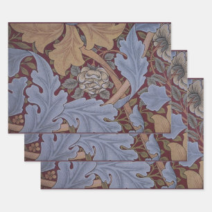 Hoja De Papel De Regalo Patrón de hoja de acanto de St. James por William 
