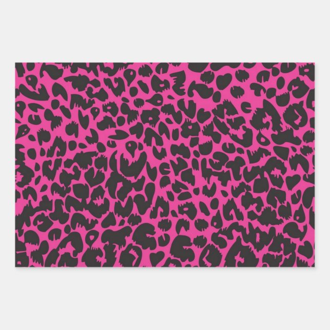 Hoja De Papel De Regalo Patrón de impresión animal (Anverso)