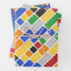 Hoja De Papel De Regalo Patrón de juguete de compilación
