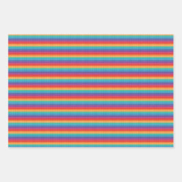 Hoja De Papel De Regalo Patrón de juguete del arcoiris pop del fidget