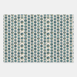 Hoja De Papel De Regalo Patrón de la Tierra