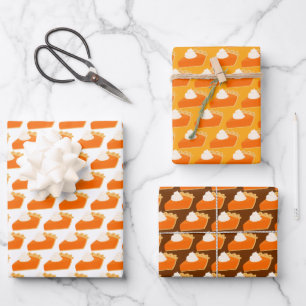 Hoja De Papel De Regalo Patrón de la tubería de calabaza