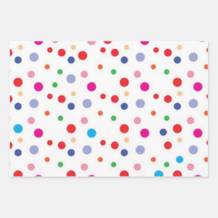Hoja De Papel De Regalo Patrón de lunares