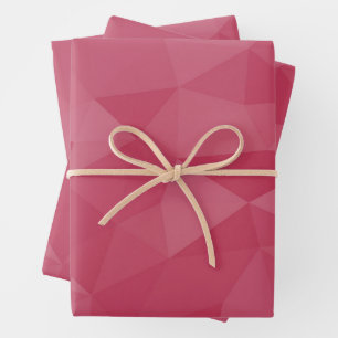 Hoja De Papel De Regalo patrón de malla geométrica de la luz rosa del Rosa