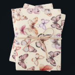 Hoja De Papel De Regalo Patrón de mariposa acuarela Elegante regalo de Bon<br><div class="desc">También están disponibles artículos coincidentes como invitaciones,  tarjetas de presentación,  etiquetas de dirección de retorno,  favores,  etiquetas de regalo,  regalos de damas de honor,  notas de agradecimiento,  sobres y más! Si quieres algo personalizado,  haz clic en "mensaje" debajo de mi perfil para ponerte en contacto!</div>