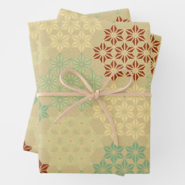 Hoja De Papel De Regalo Patrón de mezcla de temas japonés