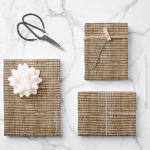 Hoja De Papel De Regalo patrón de naturaleza rústica