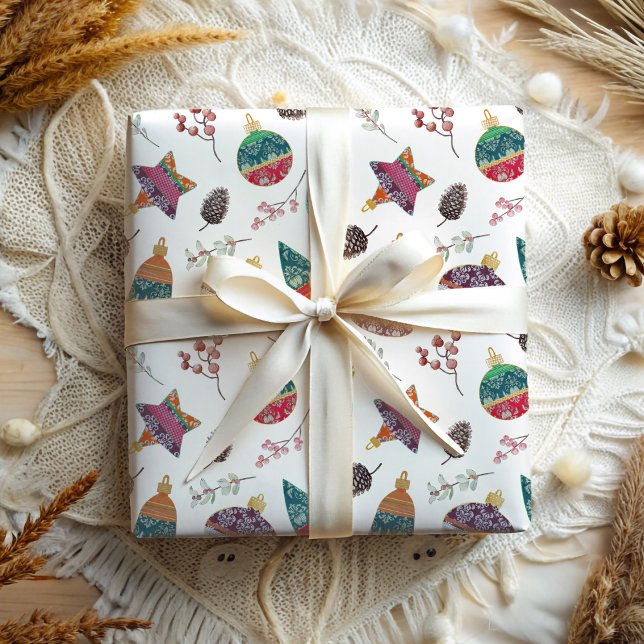 Hoja De Papel De Regalo Patrón de Navidades modernos (Subido por el creador)