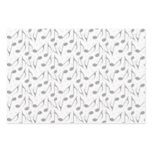 Patrón de notas musicales de la Moda Houndstoth