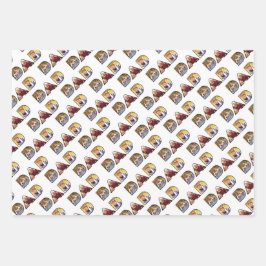 Hoja De Papel De Regalo Patrón de Personalizado del Collage de fotos de pa