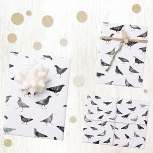 Hoja De Papel De Regalo Patrón de pichón