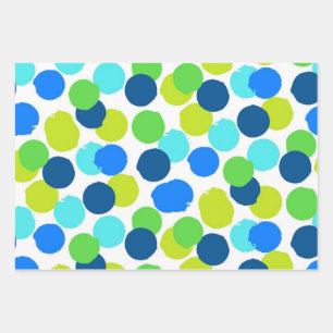 Hoja De Papel De Regalo Patrón de puntos polacos