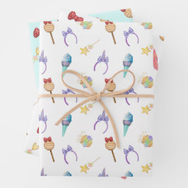 Hoja De Papel De Regalo Patrón de reino mágico