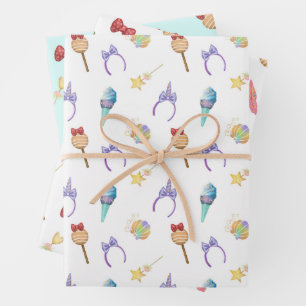 Hoja De Papel De Regalo Patrón de reino mágico
