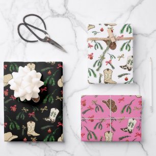 Hoja De Papel De Regalo Patrón de Rodeo de Vaquero Festividad