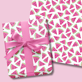Hoja De Papel De Regalo Patrón de Sandía Tropical