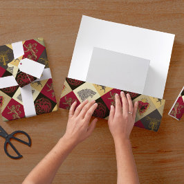 Hoja De Papel De Regalo Patrón de Sigil de Juego de Tronos