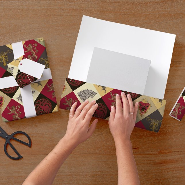 Hoja De Papel De Regalo Patrón de Sigil de Juego de Tronos (Subido por el creador)