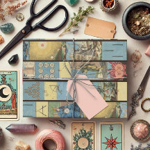 Patrón de tarjeta Tarot dibujada a mano de Francia