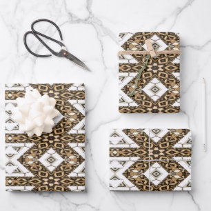 Hoja De Papel De Regalo Patrón de tela de barro