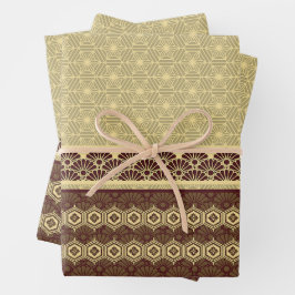 Hoja De Papel De Regalo Patrón de tema japonés