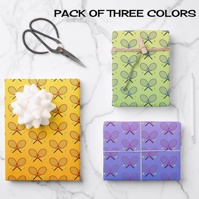 Hoja De Papel De Regalo Patrón de tenis (Subido por el creador)