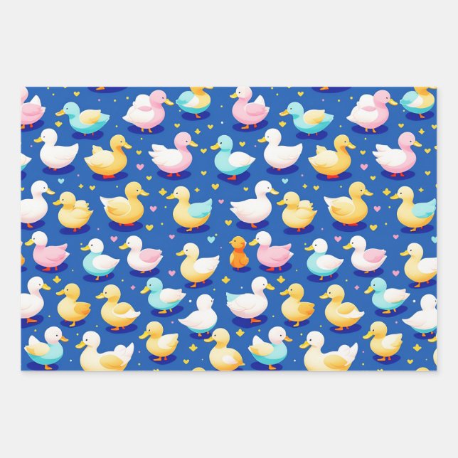 Hoja De Papel De Regalo Patrón de tracción (Anverso)