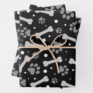 Hoja De Papel De Regalo Patrón de traza y hueso