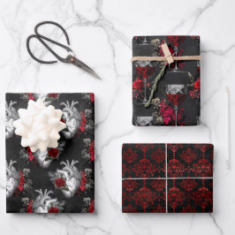 Hoja De Papel De Regalo Patrón de vampiros