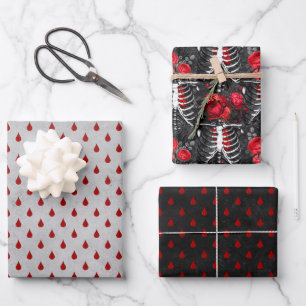 Hoja De Papel De Regalo Patrón de vampiros