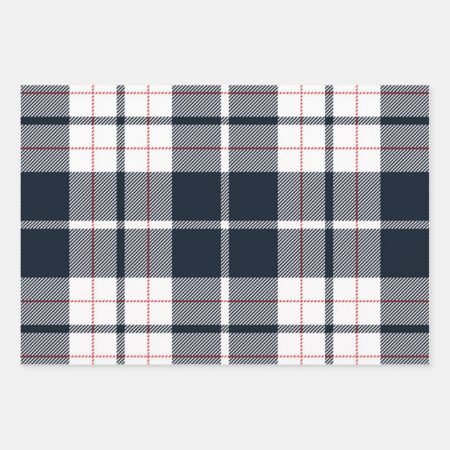 Hoja De Papel De Regalo Patrón de verificación (Anverso)