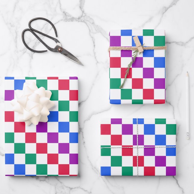 Hoja De Papel De Regalo Patrón diagonal de dulces joya (Anverso)